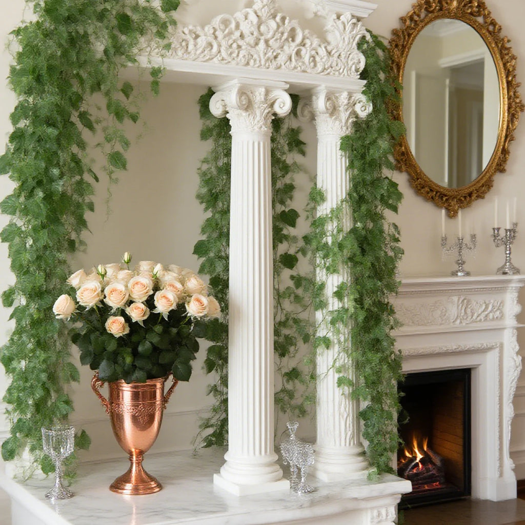 2M Artificial Dill Vine Leaves – Wedding & Home Wall Décor Artificial Vine Decor Babs