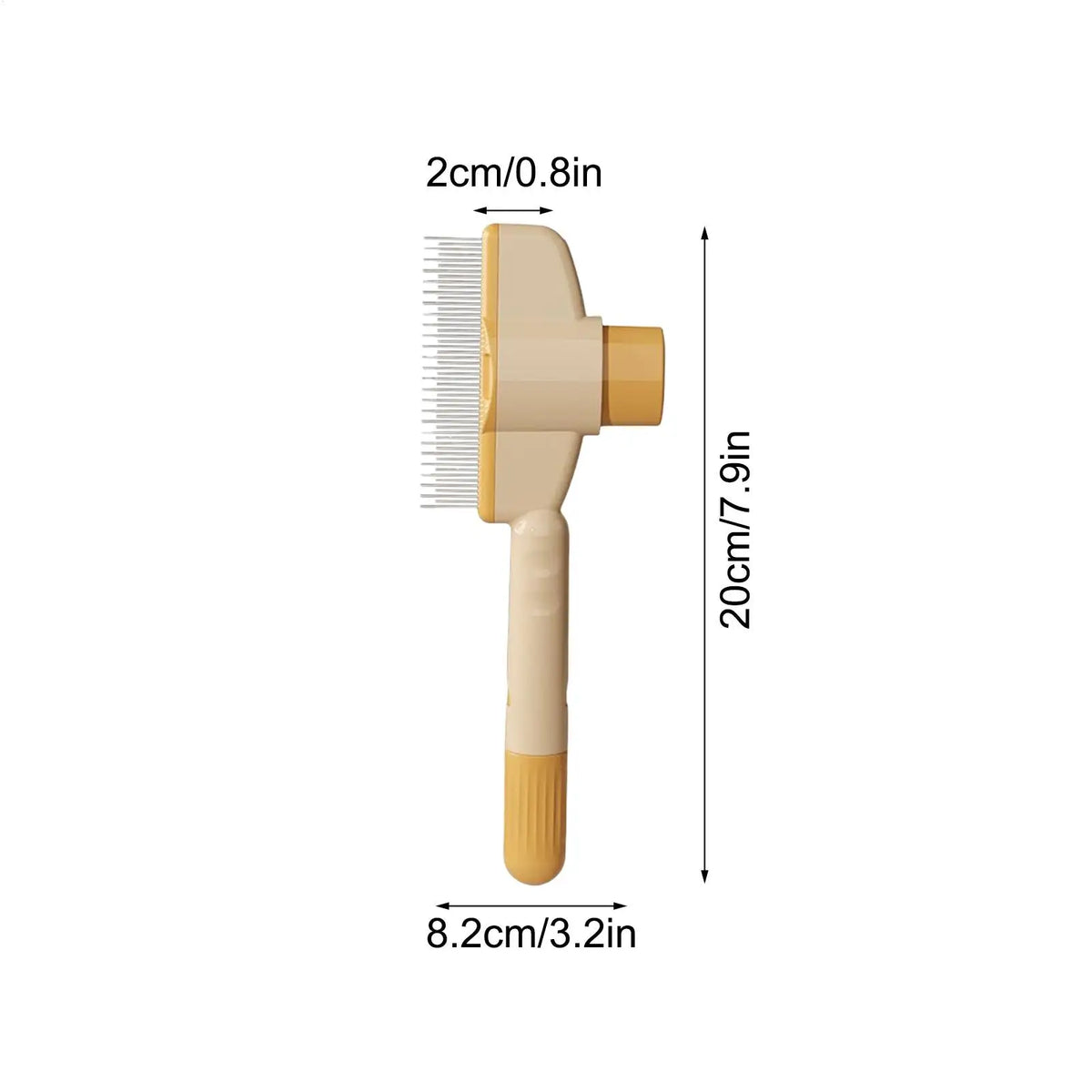 Self-Cleaning Dog & Cat Grooming Comb | One-Button Hair Remover Pet Grooming Comb Babs