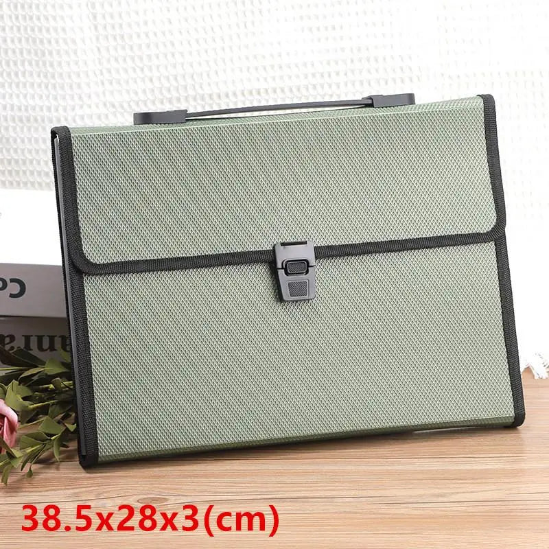 Expanding File Folder Document Organizer Bag – 13 Pockets Document Organizer Bag Babs E