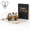 3D Pop-Up Birthday Card – Sakura & Butterfly Floral Design Pop-Up Greeting Card Babs B