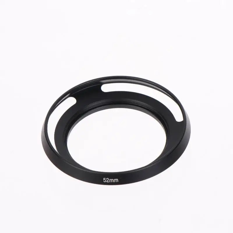 Metal Ultra-Thin Hollow Wide-Angle Lens Hood 37–67mm Universal Camera Lens Hood Babs 52mm
