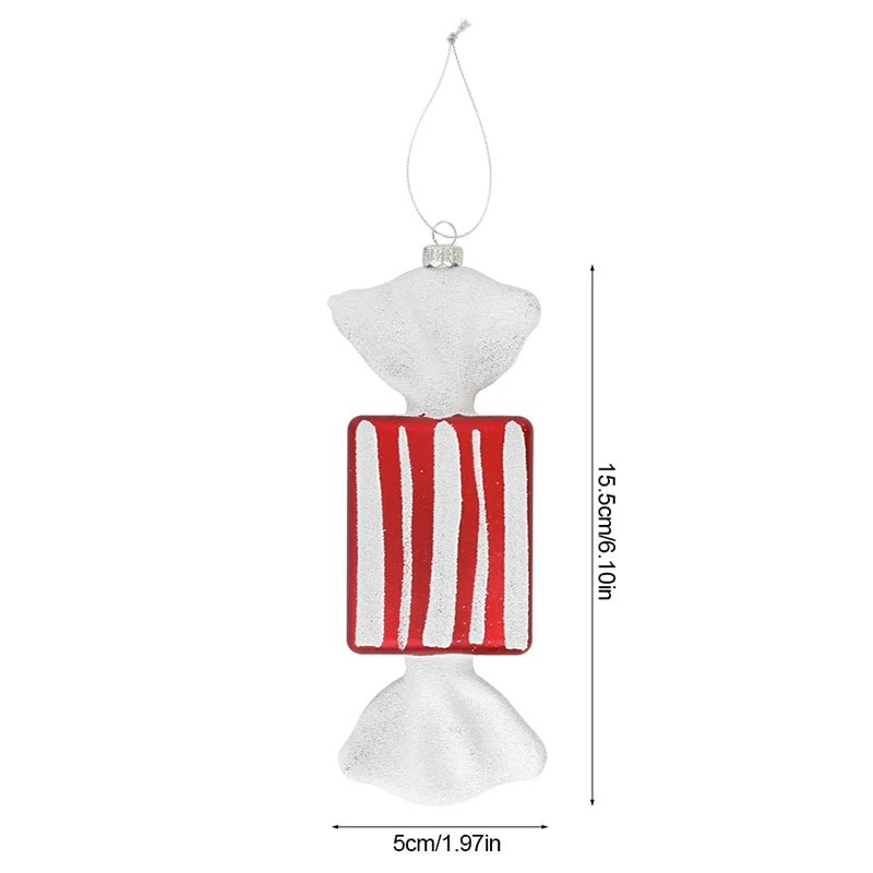 Christmas Lollipop Candy Cane Tree Hanging Ornaments 2024 Christmas Tree Ornament Babs D