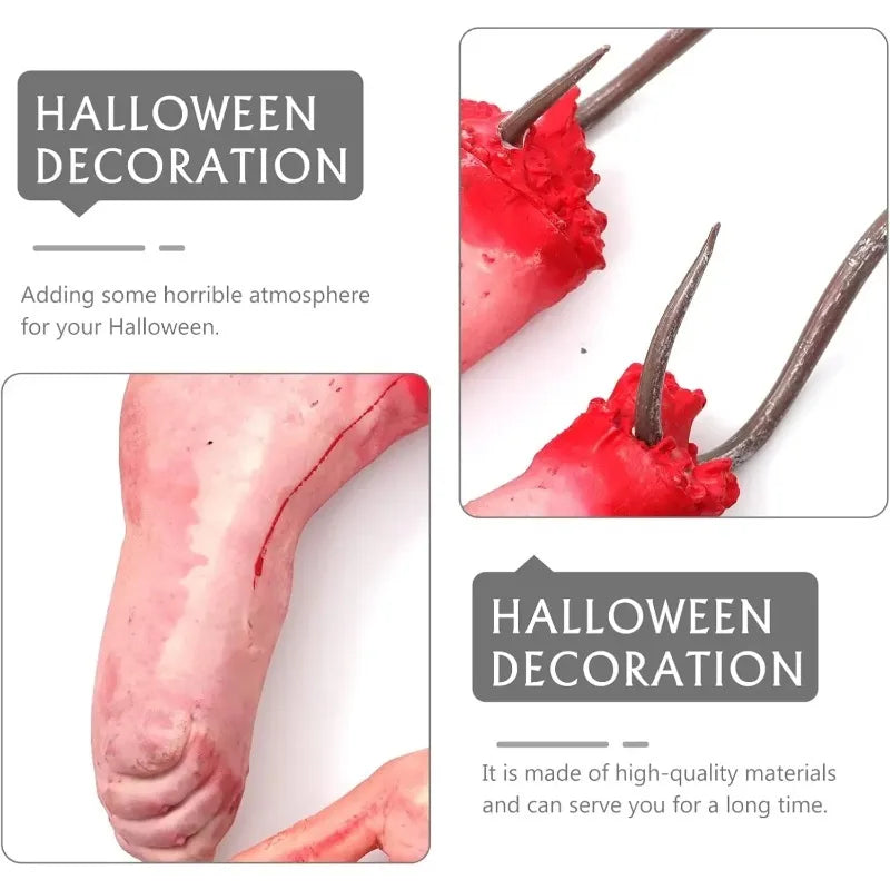 Halloween Iron Chain Hook Horror Props – Haunted House Decor Halloween Horror Props Babs