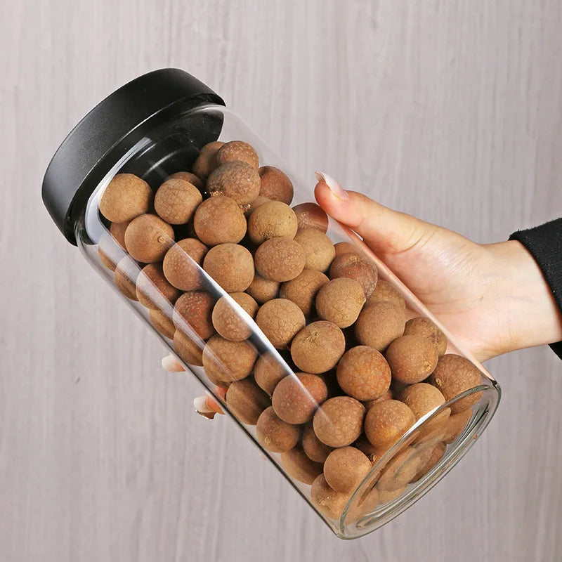 Vacuum Seal Glass Storage Jars – Coffee, Cereal & Pantry Glass Storage Jars Babs