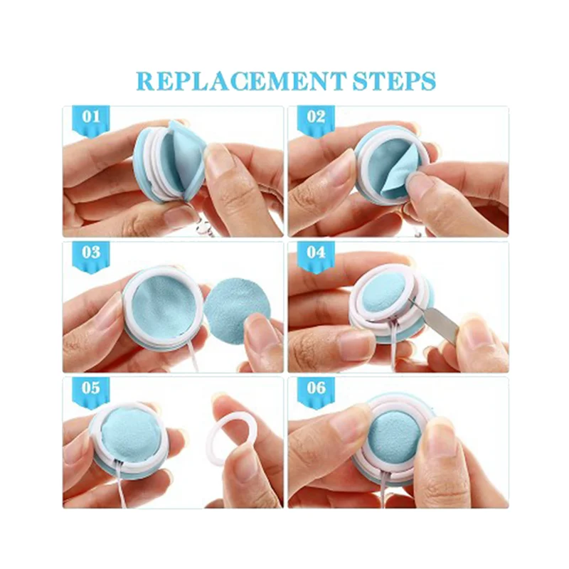 Macaron Screen Cleaner Pendant – 4-Pack Microfiber Wipe Screen Cleaner Pendant Babs