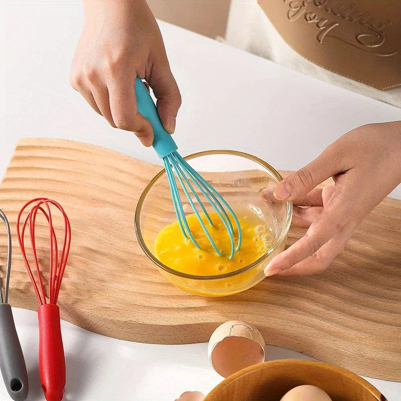 Silicone Mini Whisk for Baking, Cooking & Stirring Silicone Kitchen Whisk Babs