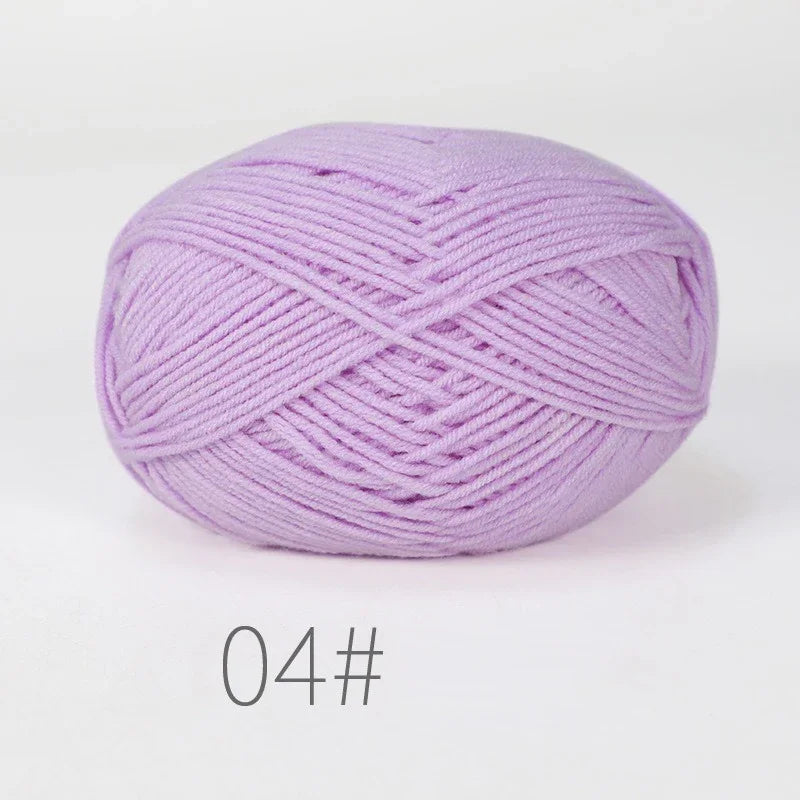 10 Balls 500g Soft Milk Cotton Yarn for Knitting & Crochet