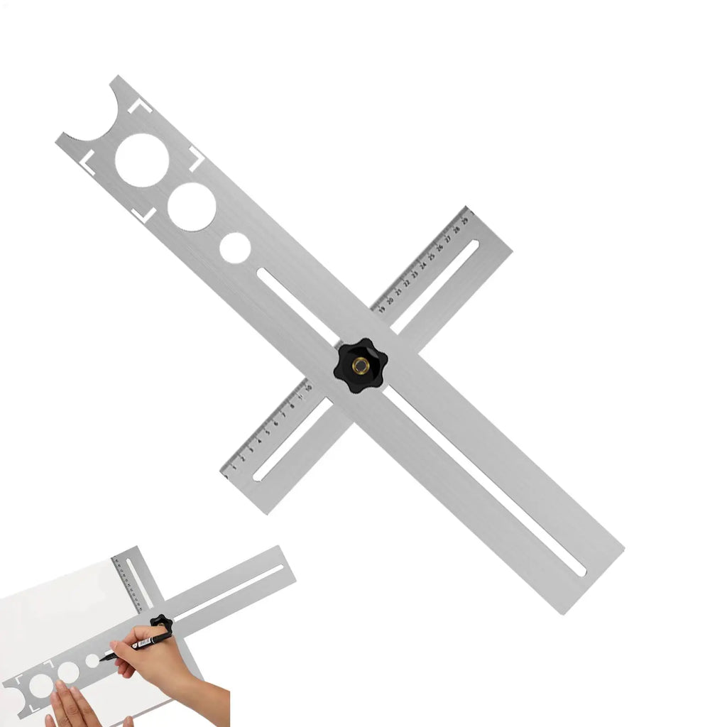 Adjustable Tile Hole Locator – Stainless Steel Drill Guide Tile Drill Guide Babs