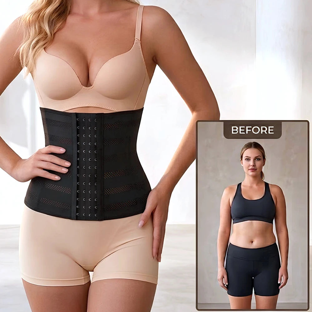 Breathable Waist Trainer Belt – Tummy Control Underbust Corset Waist Trainer Belt Babs