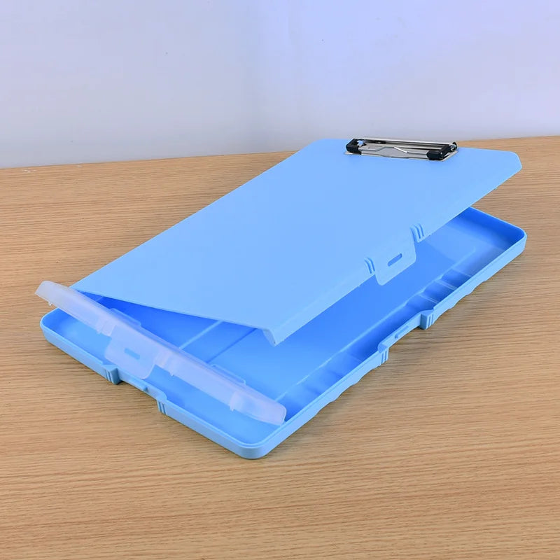High Capacity Clipboard with Pen Holder – Document Organizer Clipboard Organizer Babs SKY BLUE