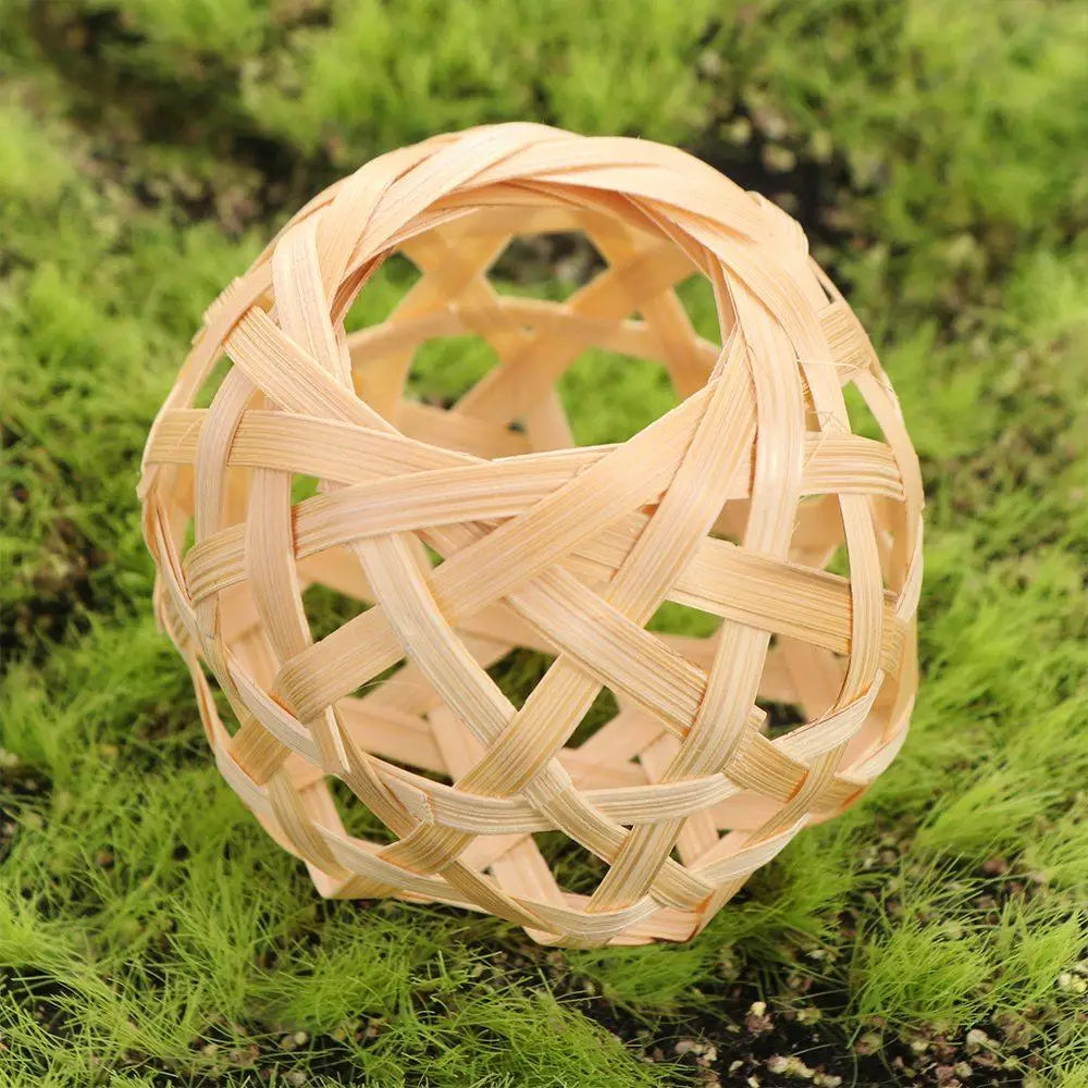 Woven Bamboo Lamp Shade – Rustic Boho Lantern Cover 6cm Bamboo Lamp Shade Babs