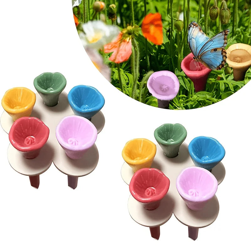 Flower Shape Bee Drinking Fountain & Resin Water Feeder Bee Water Feeder Babs