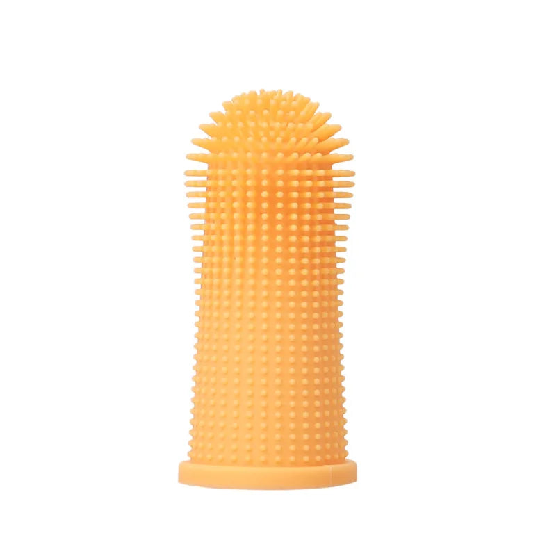 Pet Finger Toothbrush – 360° Soft Bristle Dental Care for Pets Pet Finger Toothbrush Babs 1Pc D