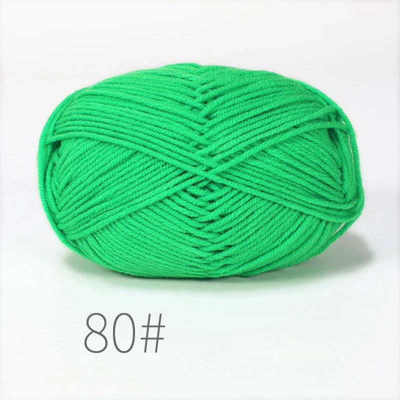 10 Balls 500g Soft Milk Cotton Yarn for Knitting & Crochet