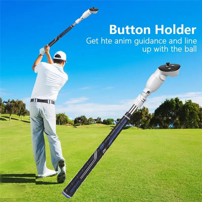 VR Golf Club Grip Adapter for Meta Quest 3S – Retractable VR Controller Grip Babs