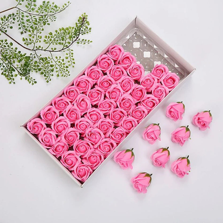 Soap Rose Artificial Flower Heads – Wedding & Home Décor Artificial Flower Heads Babs