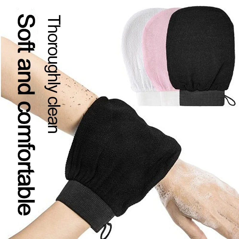 Exfoliating Shower Gloves – Loofah Body Scrub Mitten Exfoliating Scrub Gloves Babs