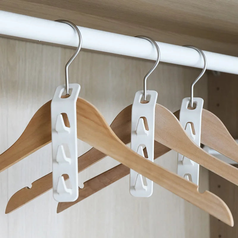 4-Pack Cascading Hanger Connector Hooks | Closet Space Saver Hanger Connector Hooks Babs