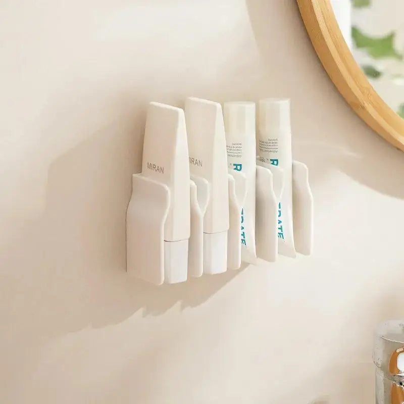 Wall Mounted Bathroom Storage Rack & Drain Holder – 2 Pack Bathroom Storage Rack Babs
