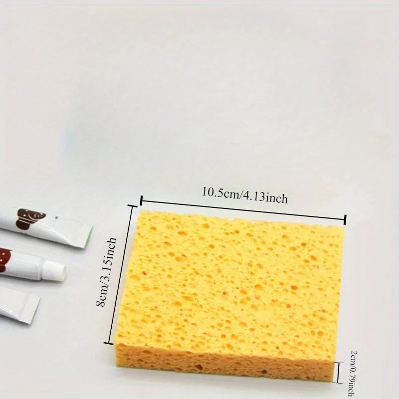 Wood Pulp Cotton Absorbent Sponge for Watercolor Painting Painting Sponge Babs