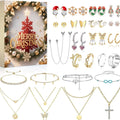 24-Day Jewelry Advent Calendar – Bracelets, Earrings & Rings Jewelry Advent Calendar Babs Gold One Size