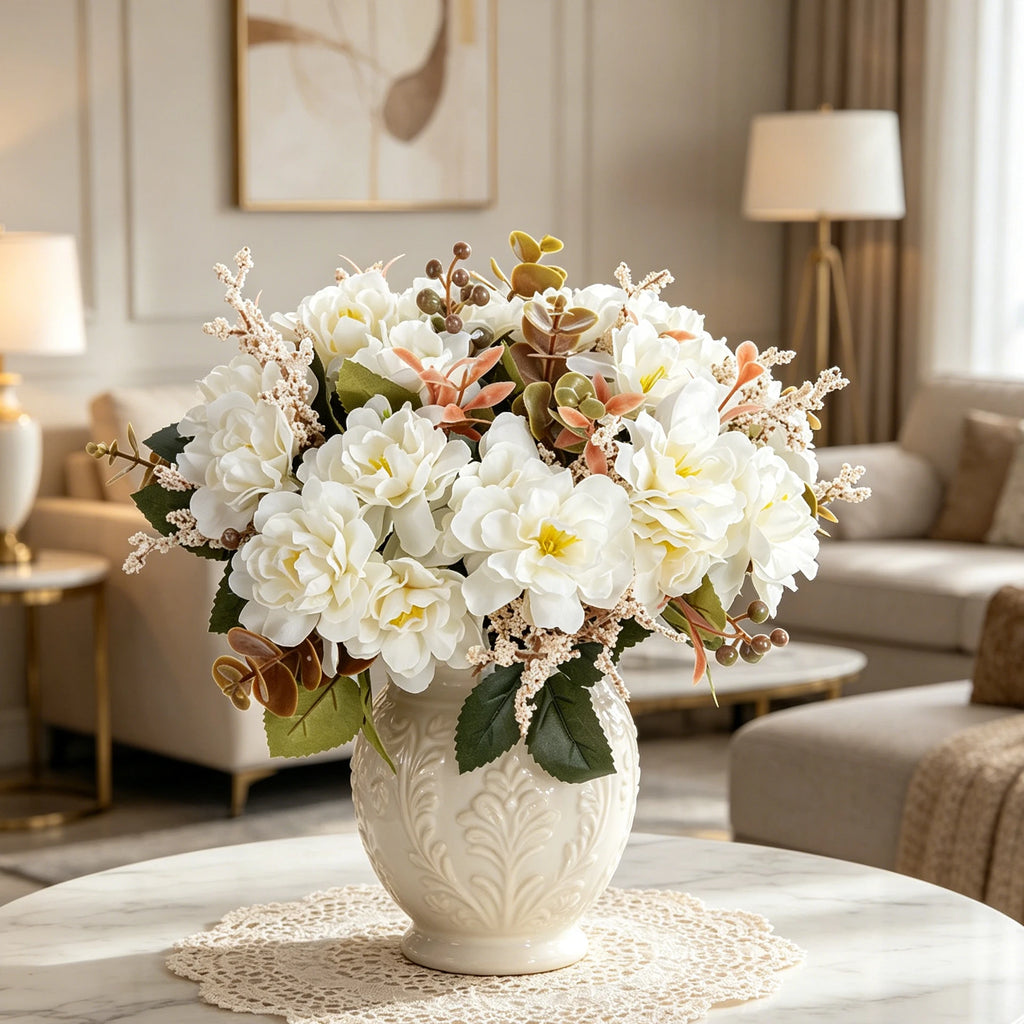 Silk Cherry Blossom Artificial Flowers for Wedding & Home Décor Artificial Silk Flowers Babs