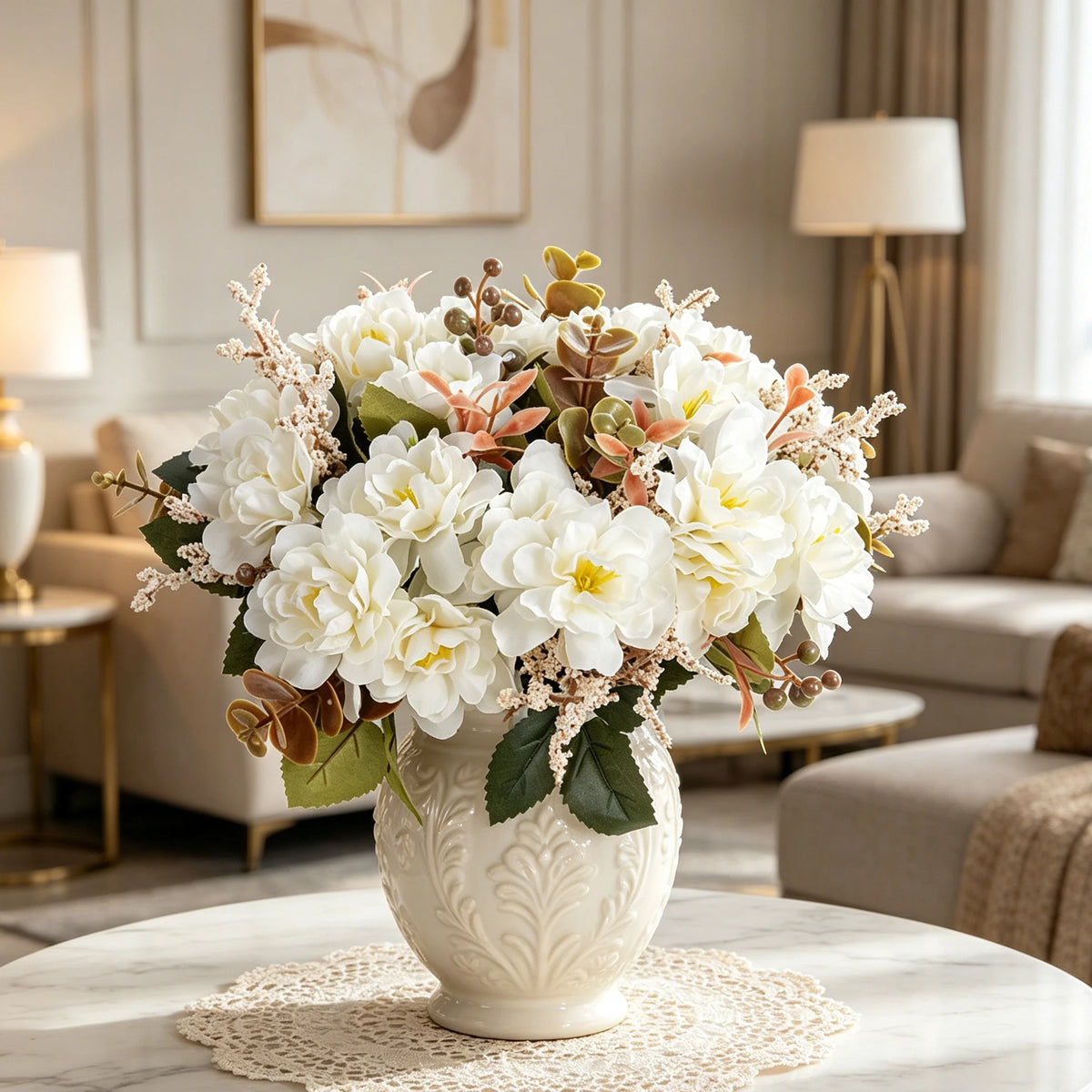 Silk Cherry Blossom Artificial Flowers for Wedding & Home Décor Artificial Silk Flowers Babs