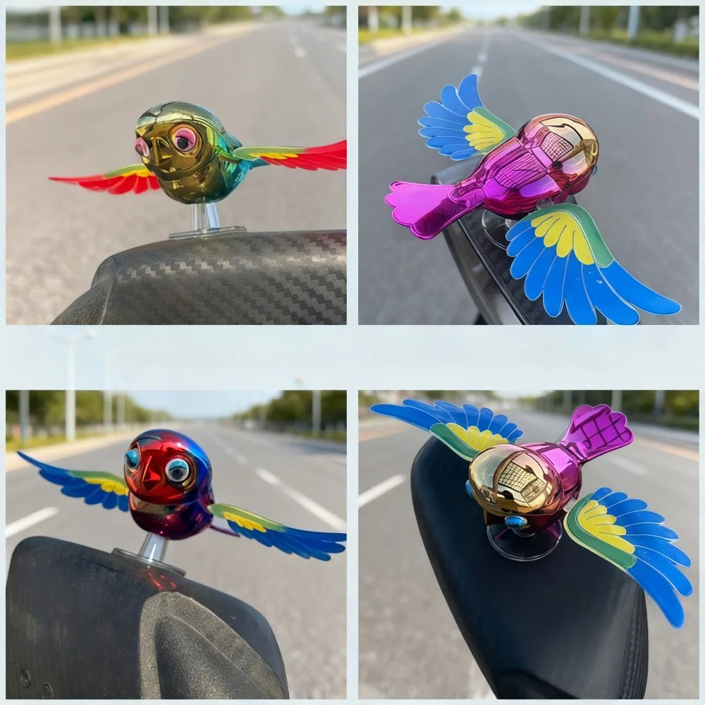 Wind-Powered Flying Bird Car Ornament – Moving Wings Decor Car Ornament Babs