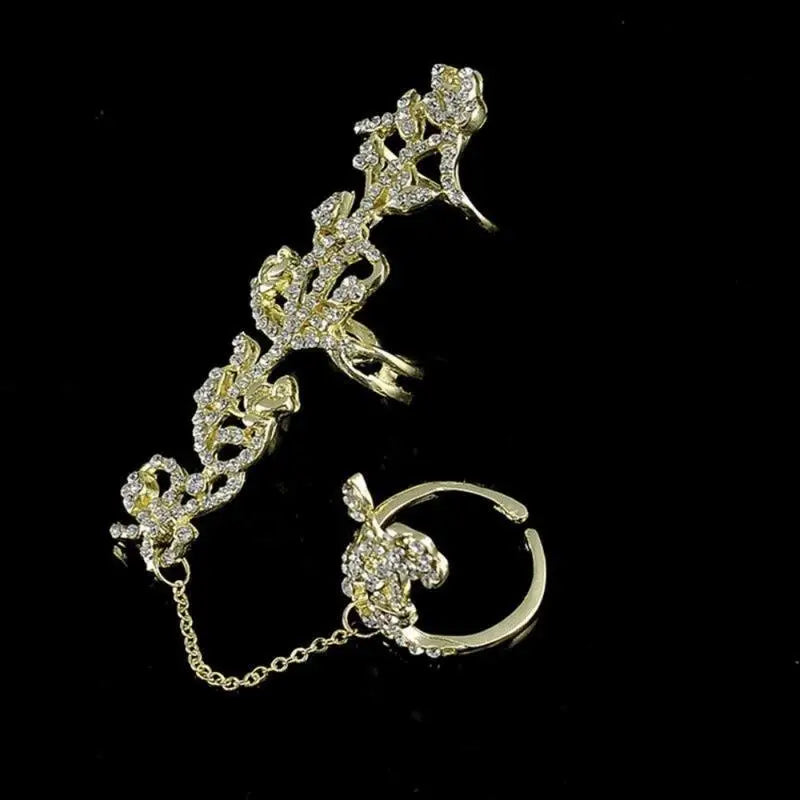 Crystal Stackable Knuckle Ring Set – Women's Fashion Jewelry Fashion Ring Babs