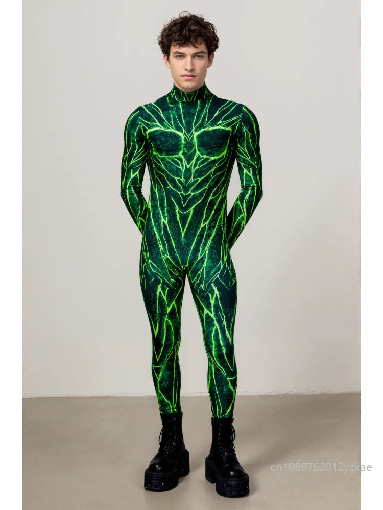 Steampunk Armor Bodysuit Cosplay Tights – Halloween Costume Cosplay Costume Bodysuit Babs