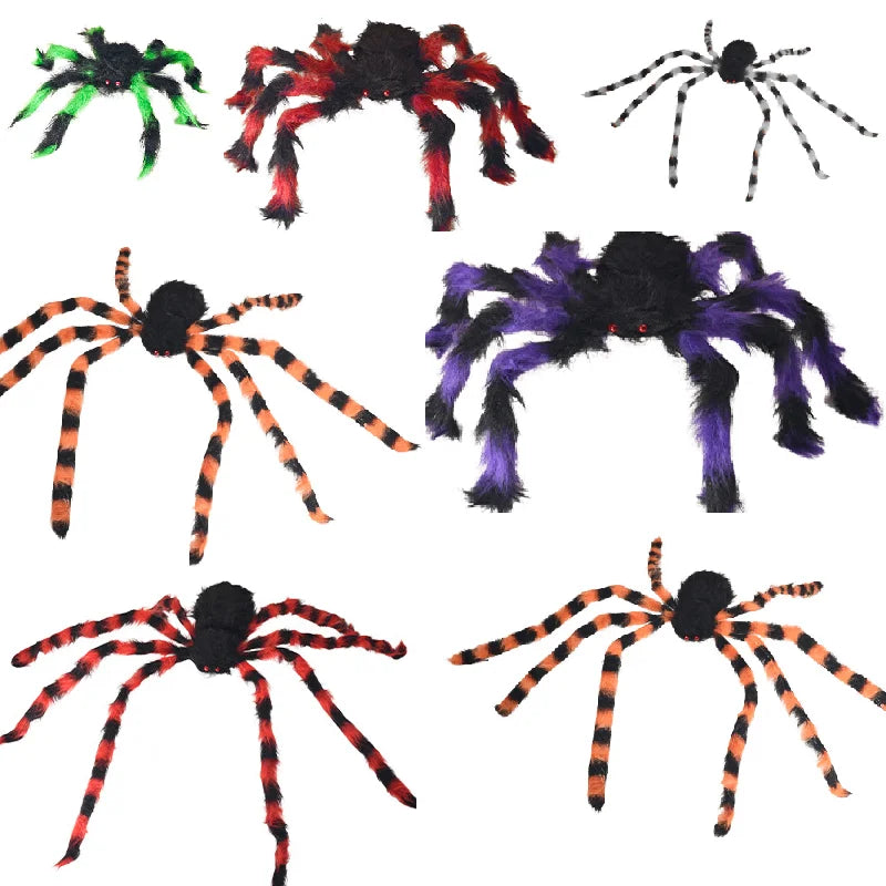 Giant Fake Spider Halloween Decoration – Indoor & Outdoor Halloween Decoration Babs Random color 1pcs 75cm