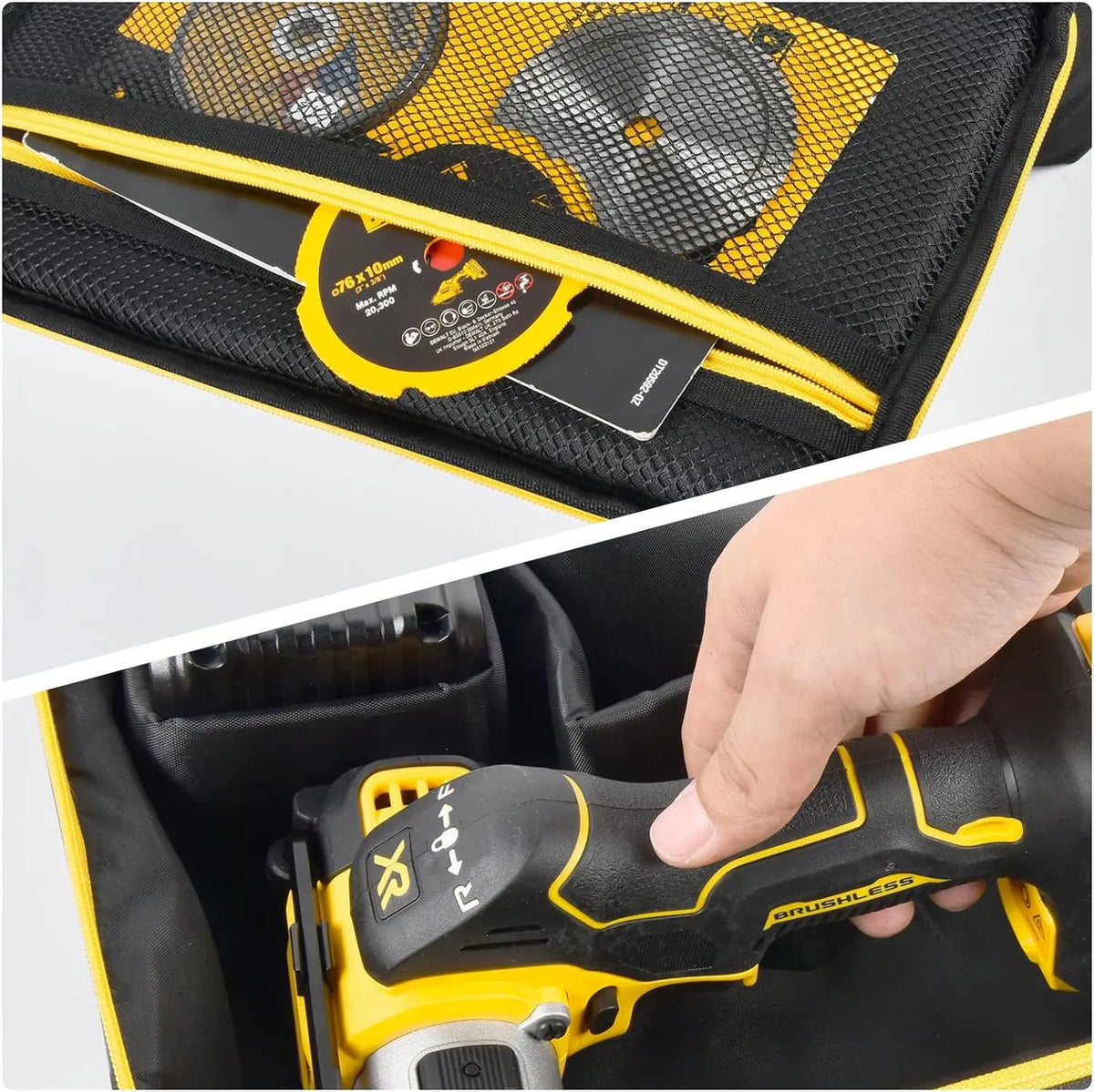 Storage Bag for DEWALT 20V MAX Cut Off Tool DCS438B | Paiyule Tool Storage Bag Babs