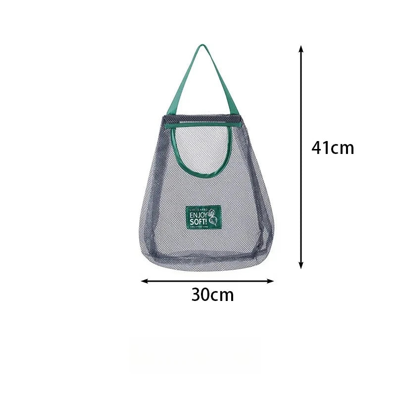Kitchen Hanging Mesh Bag – Reusable Fruit & Vegetable Storage Net Produce Storage Bag Babs large single bag