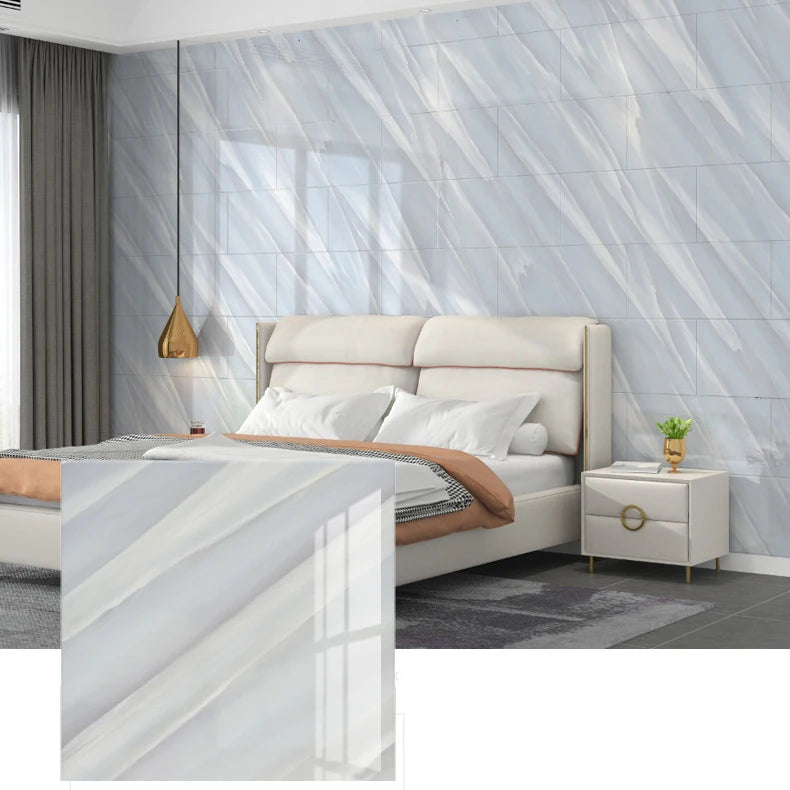 10-Pack Marble PVC Self-Adhesive Tile Wall Stickers 30×30cm Wall Tile Stickers Babs 6178-3 10pcs-30x30cm