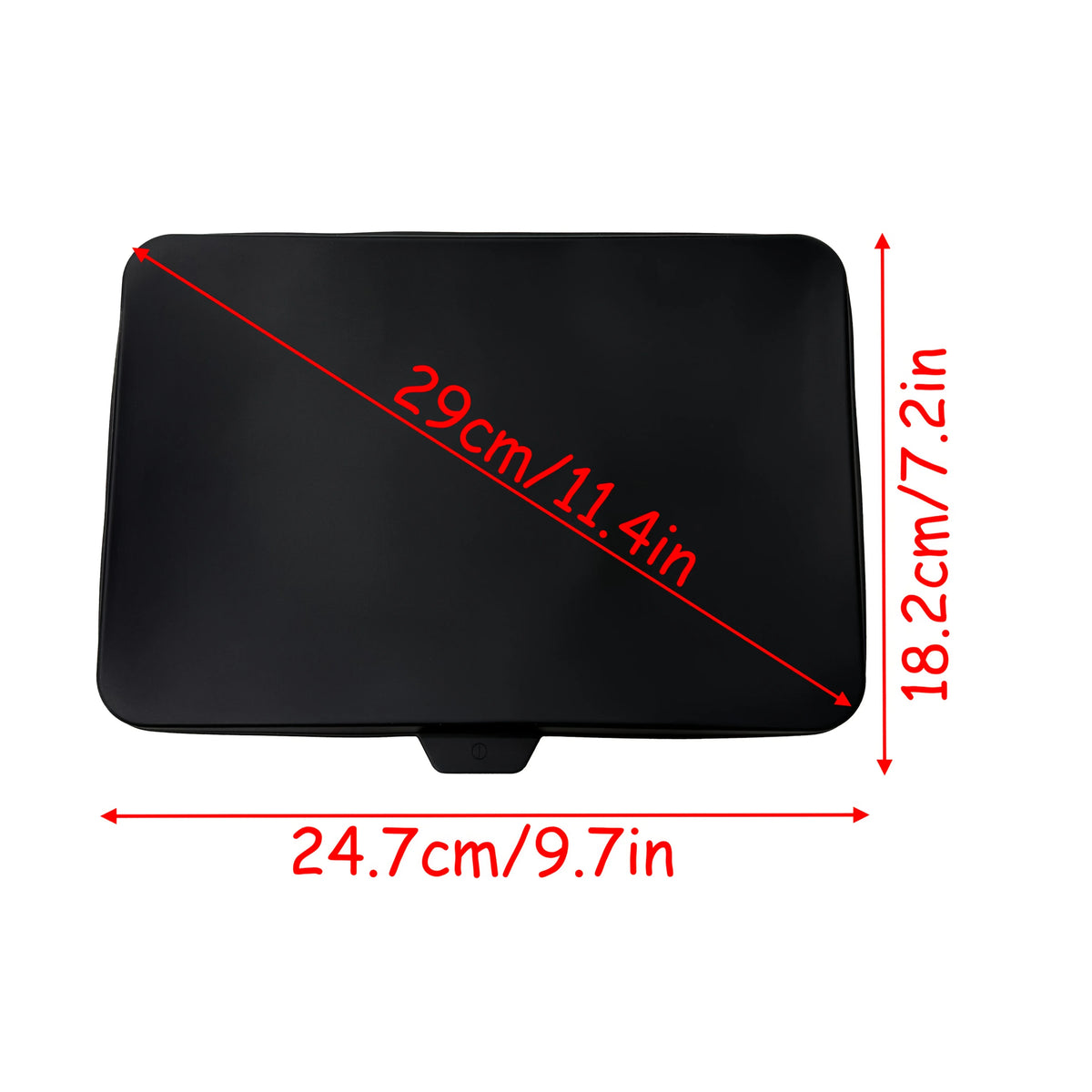 TM7 Silicone Screen Protector – Scratch & Splash Resistant Black Silicone Screen Protector Babs