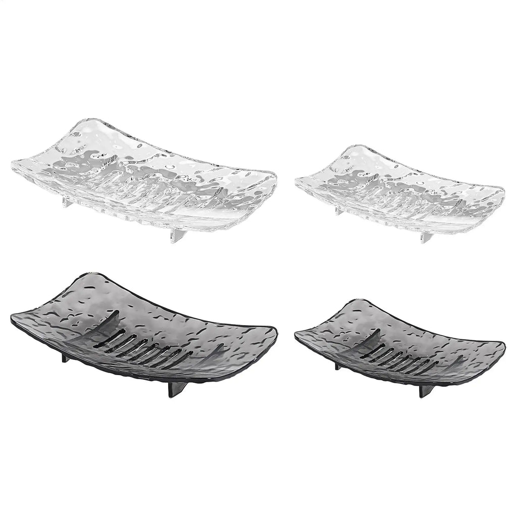 Soap Dish with Drain Holes & Non-Slip Base | Home & Travel Soap Tray Soap Dish Tray Babs