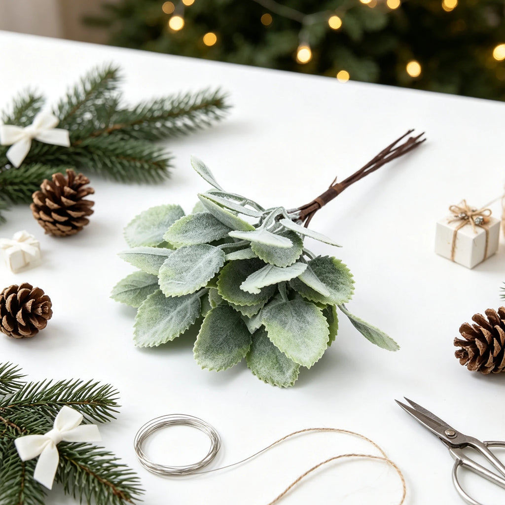 Artificial Rose Leaf Branches – Wedding & Holiday DIY Decor Artificial Floral Stems Babs