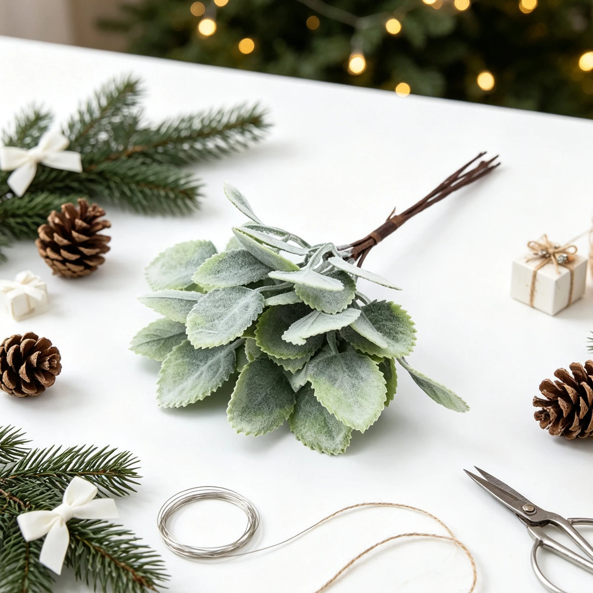 Artificial Rose Leaf Branches – Wedding & Holiday DIY Decor Artificial Floral Stems Babs