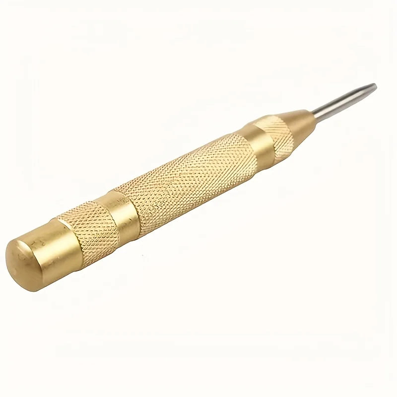 Steel Spring Automatic Center Punch – Precision Marking Tool Center Punch Tool Babs