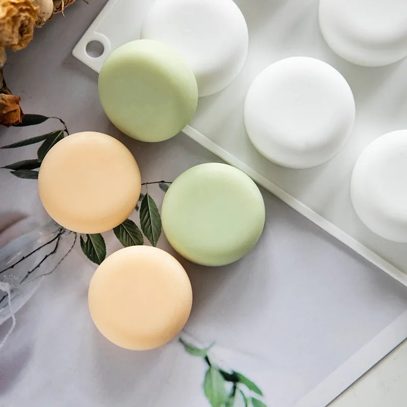 15-Cavity 3D Round Silicone Soap Molds | DIY Soap Making Silicone Soap Mold Babs