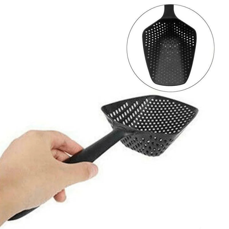 Creative Cooking Spatula Food Strainer Spoon & Drain Gadget Kitchen Strainer Spoon Babs