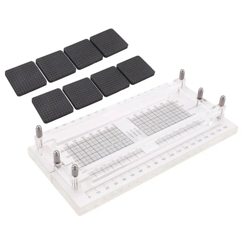 Eyeglass Frame Tester – Pupil Height & Parallelism Ruler Optical Measuring Ruler Babs