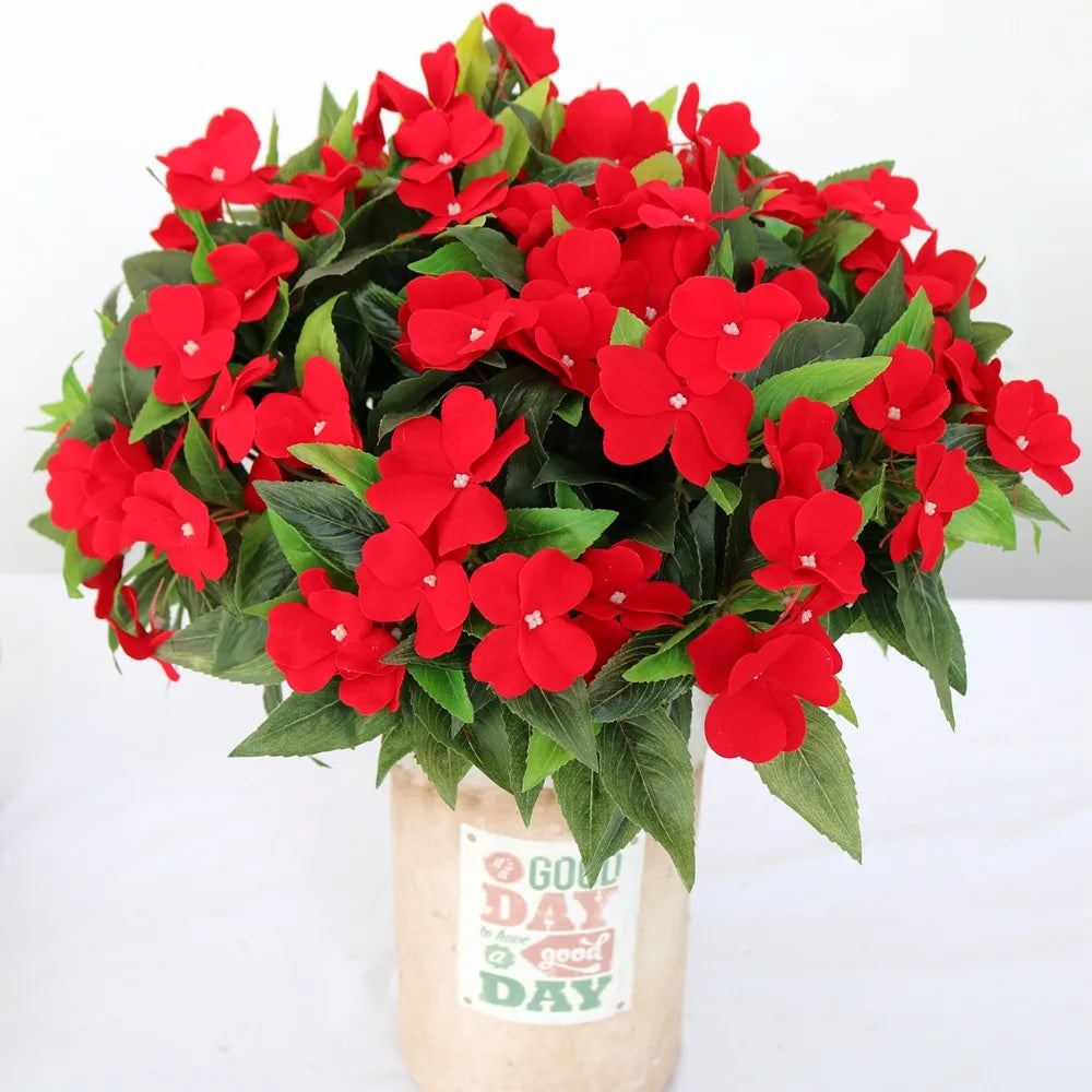 Silk Rose Artificial Flower Bouquet – Wedding & Home Décor Artificial Flower Bouquet Babs