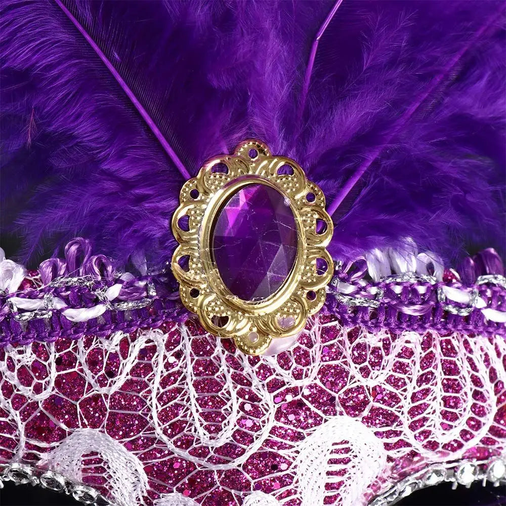 Phantom Dancer Half Face Masquerade Mask – Cosplay & Party Masquerade Costume Mask Babs