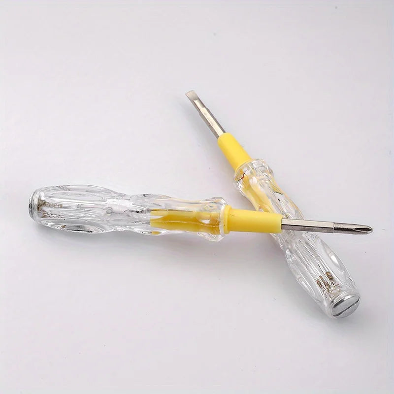 2-in-1 Screwdriver Set with Voltage Tester, Detachable Heads (2pcs) Multifunctional Screwdriver Set Babs 2pcs