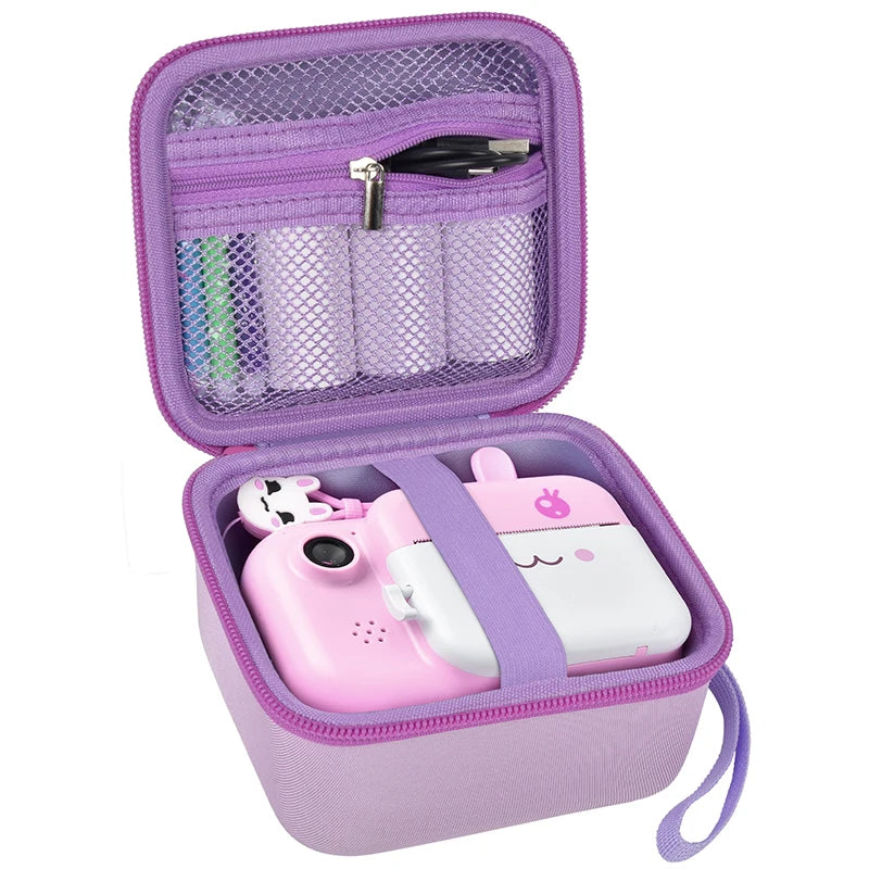 Kids Instant Print Camera Case & Storage Bag – Paiyule Kids Camera Case Babs Lavender