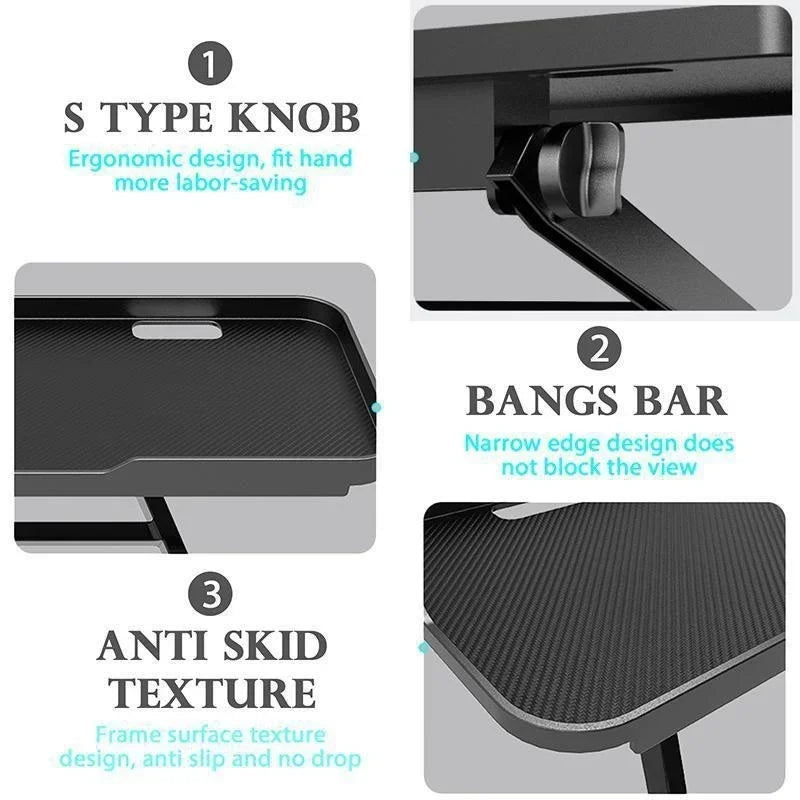 Adjustable Monitor Top Shelf – Foldable Desktop Organizer Stand Monitor Top Shelf Babs