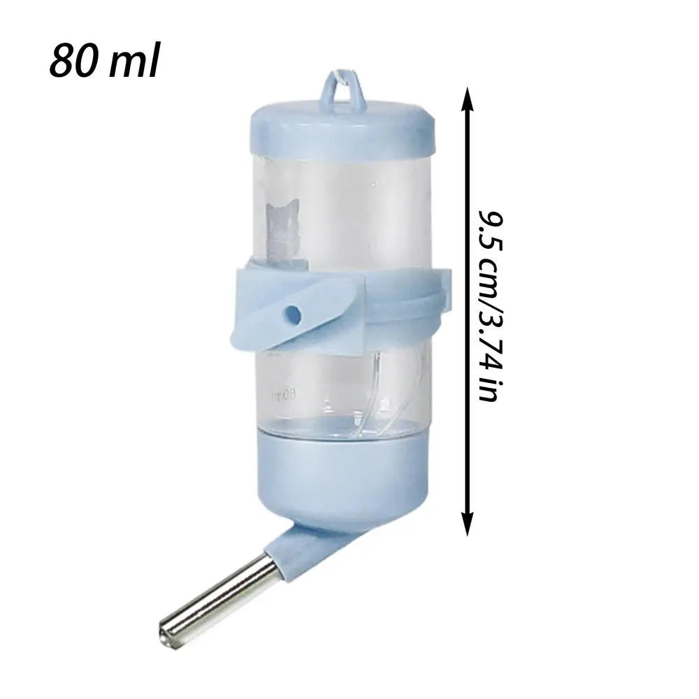 No-Drip Small Animal Water Bottle for Hamsters & Guinea Pigs Pet Water Bottle Babs Blue