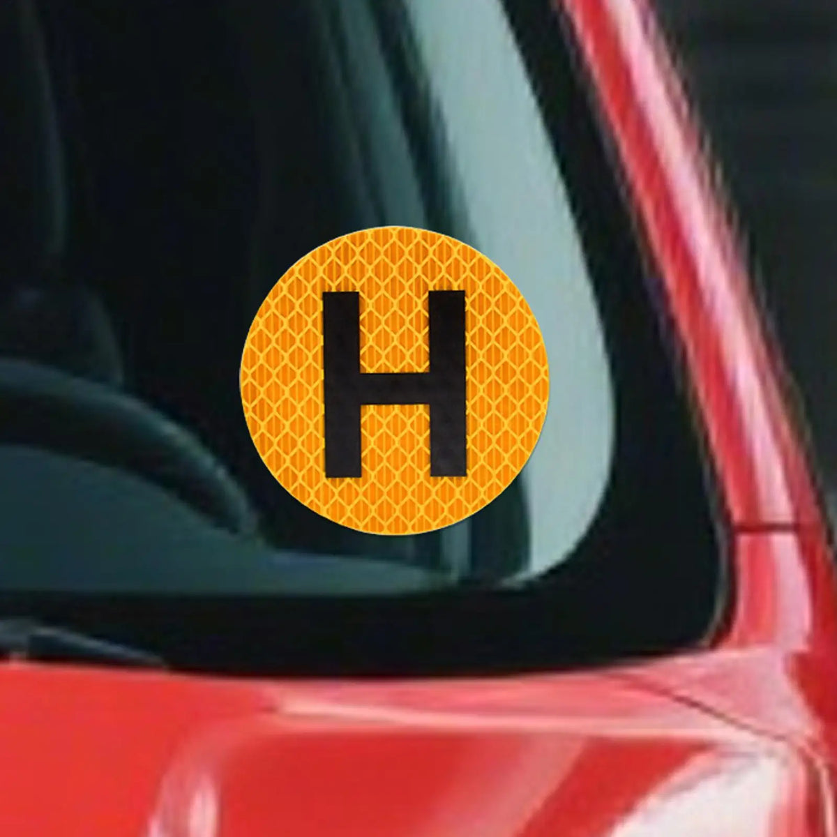 Magnetic H Historical Vehicle Sign Sticker – Waterproof Reflective Magnetic Vehicle Sticker Babs