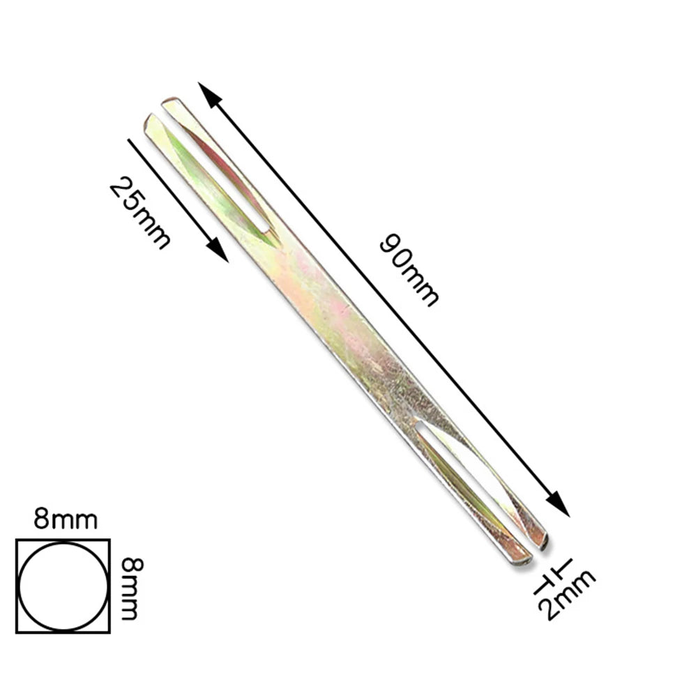 8mm Square Door Handle Spindle Pin 85–130mm Galvanised Iron Door Handle Spindle Babs 90mm